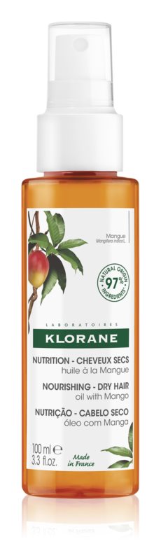 Klorane Mango reparačný olej pre suché vlasy 125 ml Klorane Mango reparačný olej pre suché vlasy 125 ml