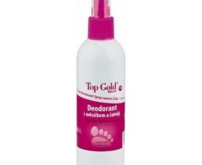 TOP GOLD Deo s nechtíkom a šalviou + tea tree oil 150 g