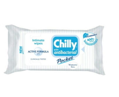 CHILLY Antibacterial obrúsky 12 kusov