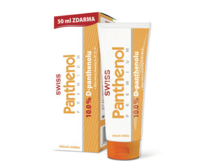 SWISS Panthenol premium 10% telové mlieko 200 + 50 ml