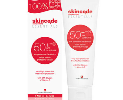 SKINCODE Ochranné pleťové mlieko SPF 50+ 100 ml