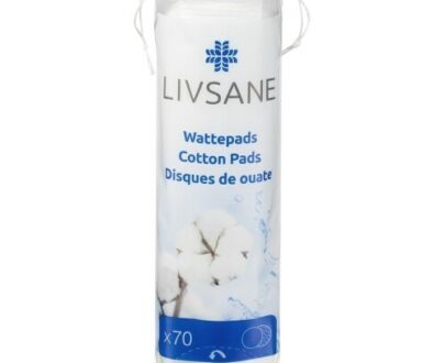 LIVSANE Vatové kozmetické tampóny 70 kusov