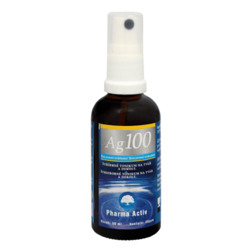 PHARMA ACTIV Koloidne striebro Ag100 hustota 40 ppm 50 ml PHARMA ACTIV Koloidne striebro Ag100 hustota 40 ppm 50 ml