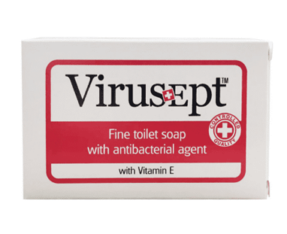 VIRUSEPT Toaletné mydlo s antibakteriálnou prísadou a vitamínom E 90 g