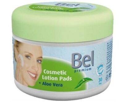 BEL Vlhčené kozmetické tampóny s aloe vera 30 kusov