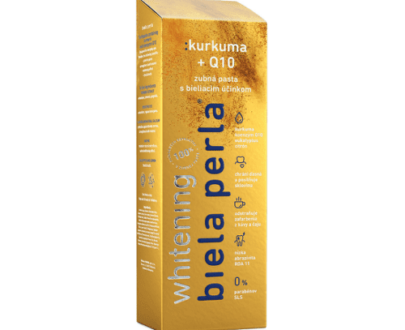 BIELA PERLA Kurkuma + Q10 zubná pasta 75 ml