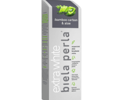 BIELA PERLA Bamboo carbon & aloe zubná pasta 75 ml