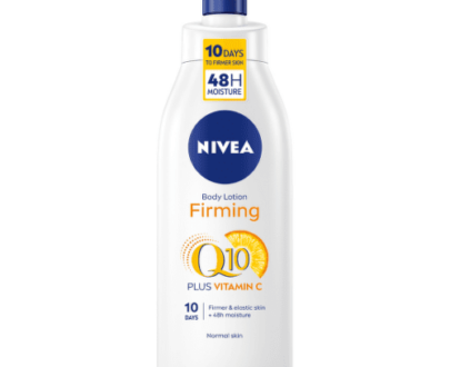 NIVEA Spevňujúce telové mlieko firming Q10 + vitamín C na normálnu pokožku 400 ml