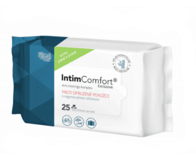 INTIMComfort vlhčené obrúsky multipack 25 kusov