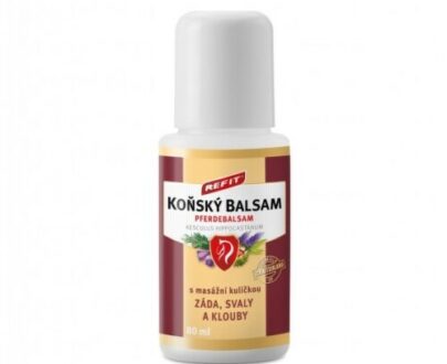 REFIT Konský balzam roll-on s masážnou guličkou 80 ml