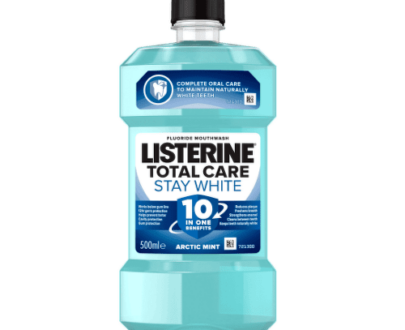 LISTERINE Total care stay white ústna voda 500 ml