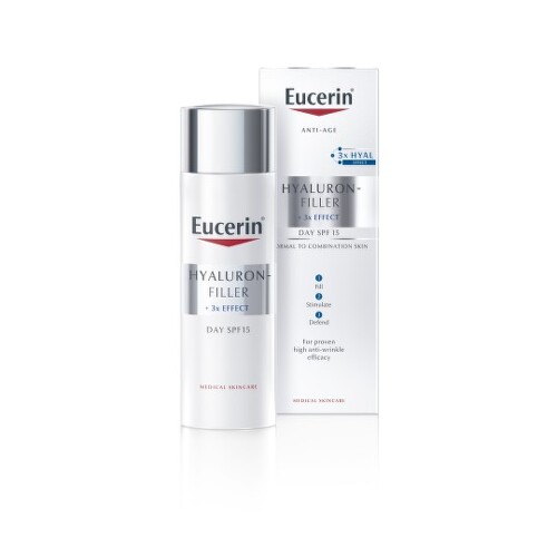 EUCERIN Hyaluron-filler denný krém proti vráskam 50 ml EUCERIN Hyaluron-filler denný krém proti vráskam 50 ml
