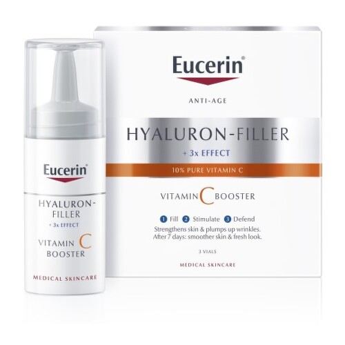 EUCERIN Hyaluron-filler vitamín C booster 3 x 8 ml EUCERIN Hyaluron-filler vitamín C booster 3 x 8 ml