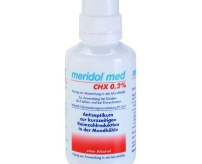 MERIDOL Ústna voda s chlorhexidinom 0