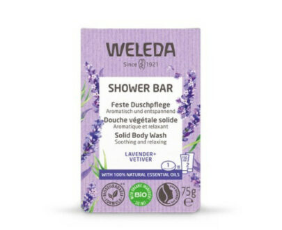 WELEDA Shower bar bylinkové mydlo levanduľa + vetiver 75 g