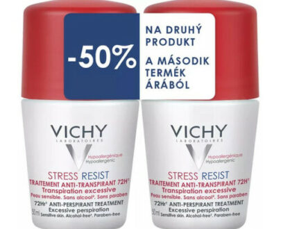 VICHY Deo stress resist 72h duo antiperspirat 50% zľava na druhý produk 2 x 50 ml