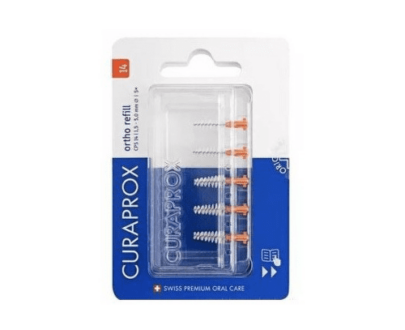 CURAPROX CPS 14 Ortho refill oranžová medzizubné kefky bez držiaka 5 ks