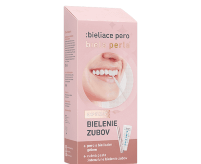 BIELA PERLA Bieliace pero s bieliacim gélom 8 ml + zubná pasta 30 ml 1 set
