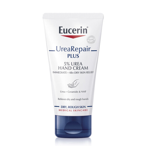 EUCERIN UreaRepair plus krém na ruky 5% urea 75 ml EUCERIN UreaRepair plus krém na ruky 5% urea 75 ml