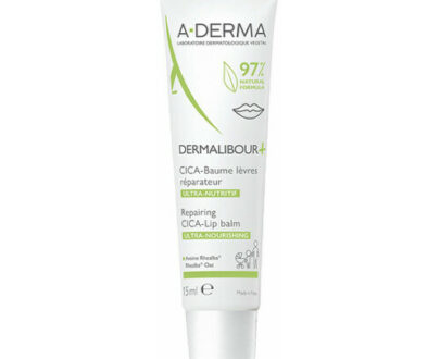 A-DERMA Dermalibour+ reparacny cica-balzam pre popraskané a podráždené pery 15 ml