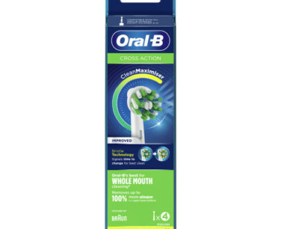 ORAL-B Cross action white čistiace náhradné hlavice 4 ks