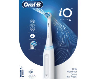 ORAL-B iO series 4 white elektrická zubná kefka + držiak + puzdro set