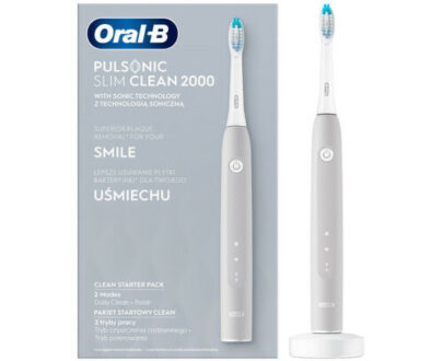 ORAL-B Pulsonic slim clean 2000 silver sonická zubná kefka 1 ks