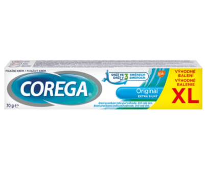 COREGA Bez príchuti extra silný XL fixačný krém 70 g