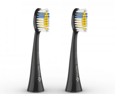 TRUELIFE Sonicbrush k-series heads sensitive black náhradné hlavice pre sonickú zubnú kefku 2 ks