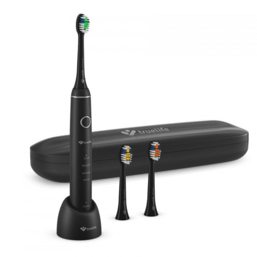 TRUELIFE Sonicbrush compact black sonická zubná kefka + cestovné púzdro 1 ks TRUELIFE Sonicbrush compact black sonická zubná kefka + cestovné púzdro 1 ks