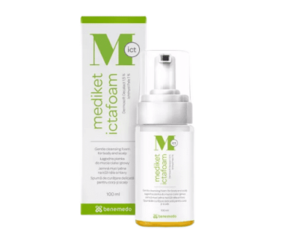 MEDIKET Ictafoam jemná umývacia pena 100 ml