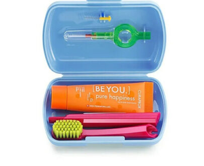 CURAPROX Travel set modrý 1 ks