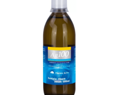 PHARMA ACTIV Koloidné striebro ag100 hustota 20ppm 500 ml