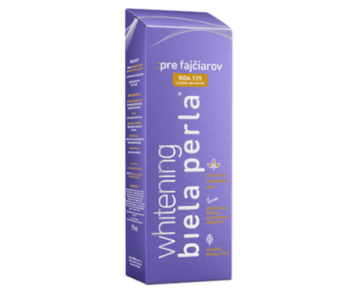 BIELA PERLA Pre fajčiarov whitening zubná pasta bieliaca 75 ml