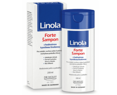 LINOLA Forte šampón na suchú a svrbivú pokožku hlavy s kyselinou linolovou 200 ml