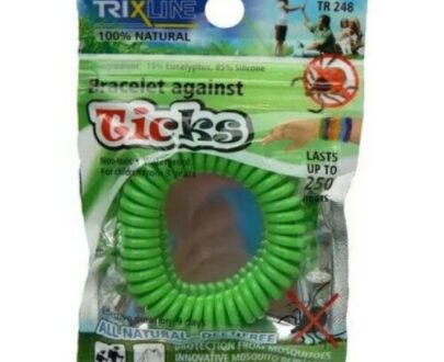 TRIXLINE Náramok proti kliešťom pružný repelentný na báze prírodného oleja 1 kus