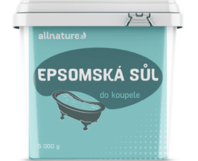ALLNATURE Epsomská soľ do kúpeľa 5 kg