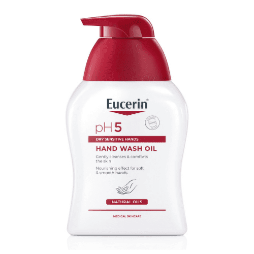 EUCERIN pH5 umývací olej na ruky pre citlivú pokožku 250 ml EUCERIN pH5 umývací olej na ruky pre citlivú pokožku 250 ml
