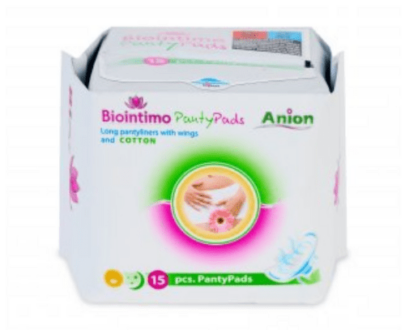 BIOINTIMO Anion vložky denné s krídielkami 15 ks