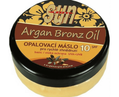 SUNVITAL Argan bronz oil opaľovacie maslo SPF10 200 ml