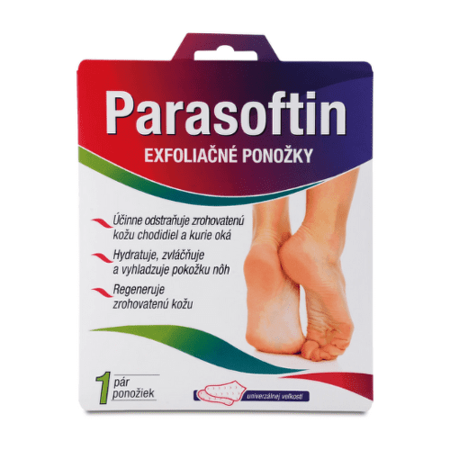 PARASOFTIN Exfoliačné návleky vegan friendly 1 pár PARASOFTIN Exfoliačné návleky vegan friendly 1 pár
