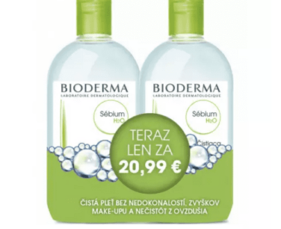 BIODERMA Sébium h2o festival 2 x 500 ml