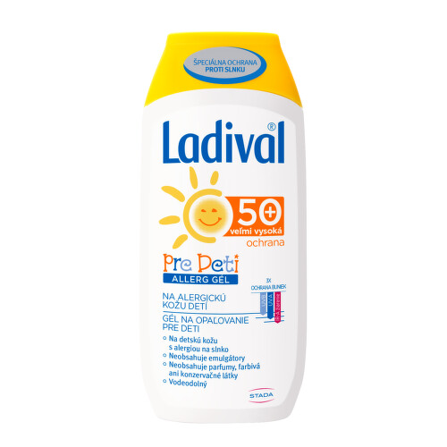 LADIVAL Gél na alergickú kožu detí SPF 50+ 200 ml LADIVAL Gél na alergickú kožu detí SPF 50+ 200 ml
