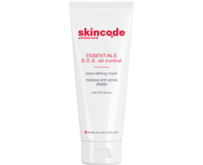 SKINCODE S.O.S. Oil control pore refining maska pleťová 75 g