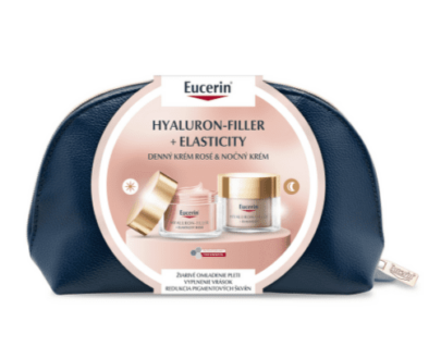EUCERIN Kazeta hyaluron-filler + elasticity rosé denný krém 50 ml + nočný krém 50 ml