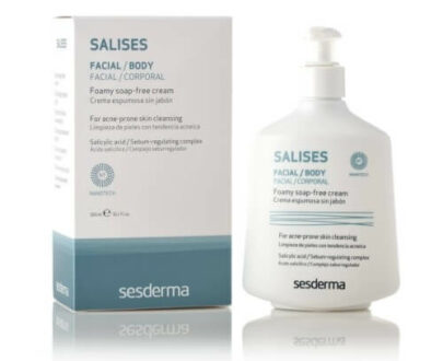 Sesderma Antibakteriálny čistiaci gél na tvár a telo Salises (Foamy Soap-Free Cream) 300 ml