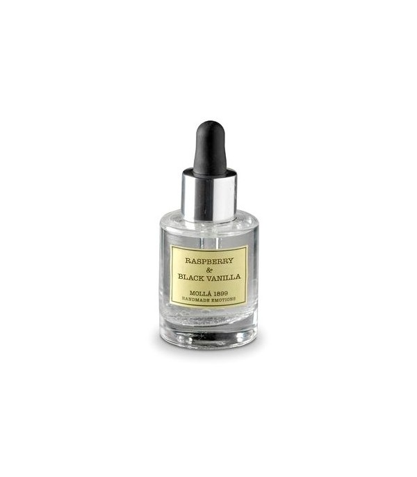 Cereria Mollá Esenciálny olej rozpustný vo vode Raspberry and Black Vanilla 30 ml Cereria Mollá Esenciálny olej rozpustný vo vode Raspberry and Black Vanilla 30 ml