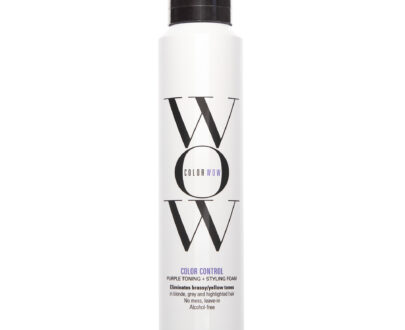 Color Wow Styling ová tónovacie pena pre blond vlasy Color Control (Purple Toning + Styling Foam) 200 ml