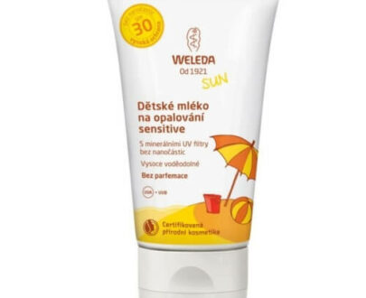 Weleda Detské mlieko na opaľovanie Sensitive SPF 30 150 ml