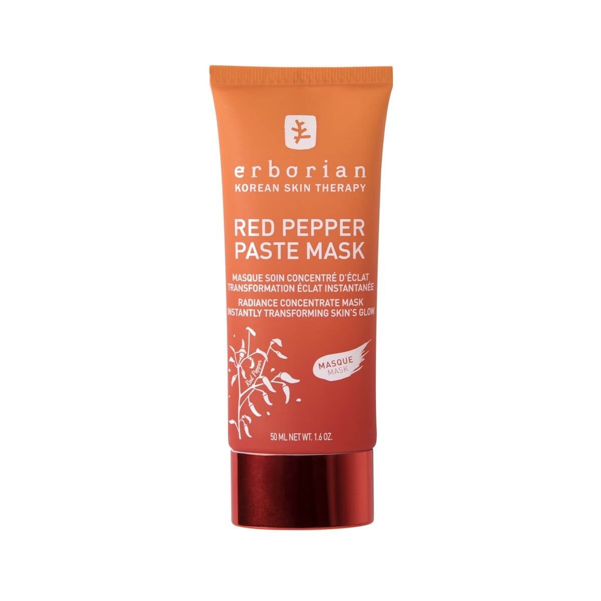Erborian Rozjasňujúci a energizujúci pleťová maska Red Pepper Paste Mask (Radiance Concentrate Mask) 50 ml Erborian Rozjasňujúci a energizujúci pleťová maska Red Pepper Paste Mask (Radiance Concentrate Mask) 50 ml
